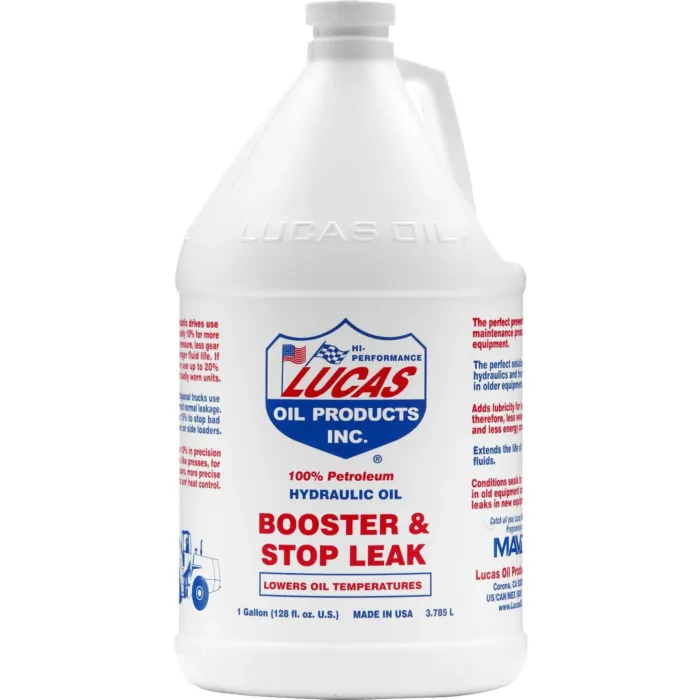 Lucas Oil Products Inc Lucas Oil Products 10018 1 gal Red Liquid Hydraulic Oil Booster & Stop Leak