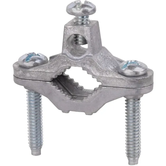 Southwire 1/2 In. to 1 In. #10 SOL/STR to #2 STR Zinc Ground Clamp
