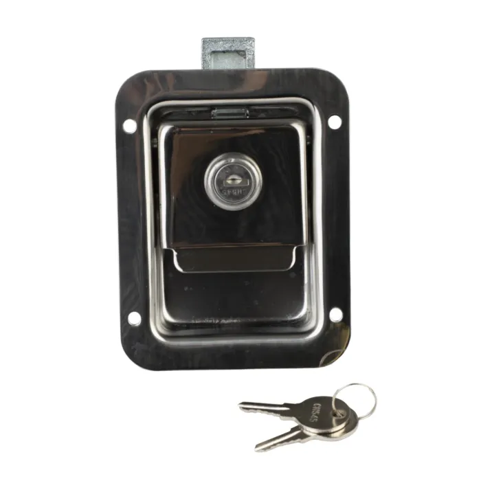 Buyers 4-3/4 in 3.63 in SS Junior Single Point Locking Paddle Latch