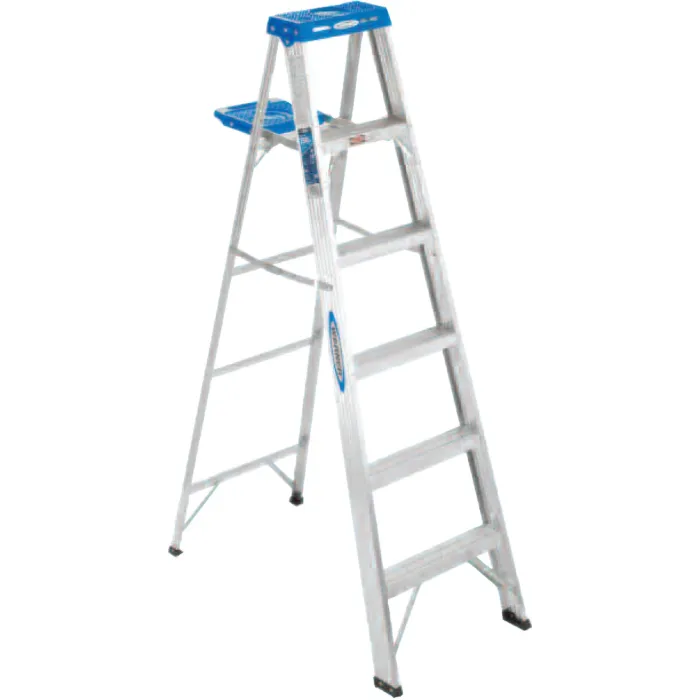 Werner Type I Aluminum Step Ladder - 3 ft