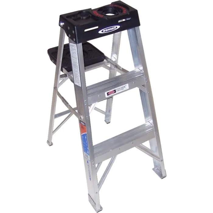 Werner  Type IA Aluminum Step Ladder - 3 ft
