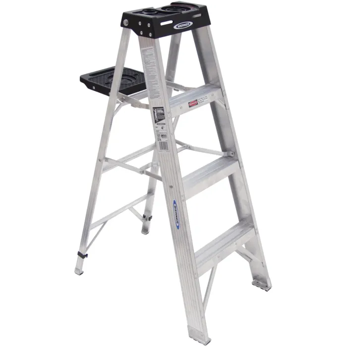 Werner Type IA Aluminum Step Ladder - 4 ft