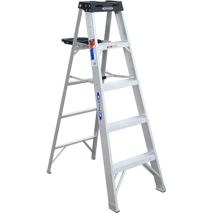 Werner Type IA Aluminum Step Ladder - 5 ft