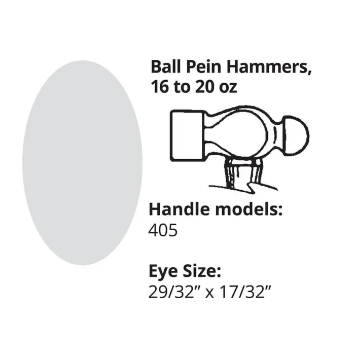 LINK HANDLES 14" Handle - Ball Pein Machini