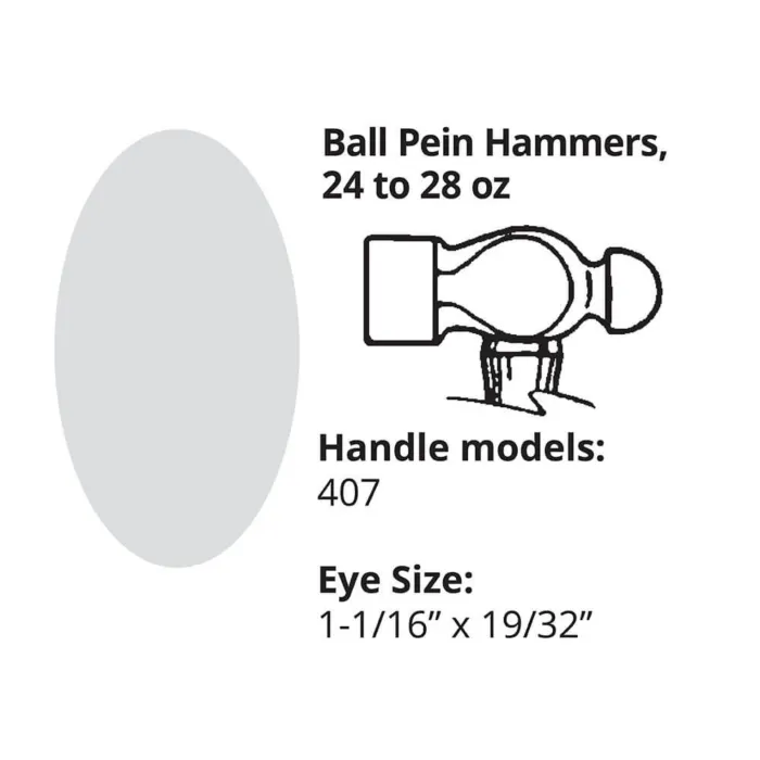 LINK HANDLES 16" Handle - Ball Pein Machini