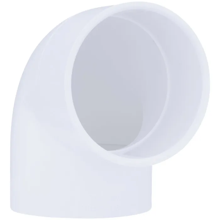 Charlotte Pipe 4 In. Slip x Slip Schedule 40 90 Deg. PVC Elbow (1/4 Bend)