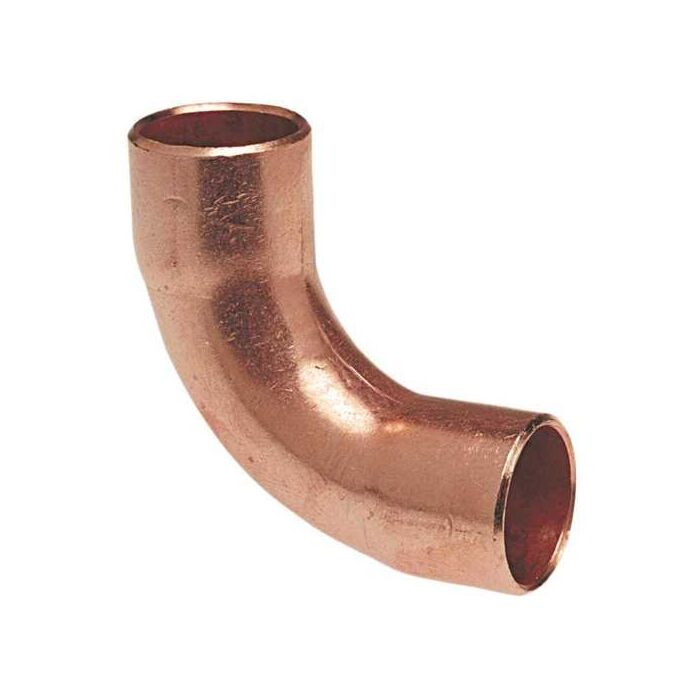 Elbow 1/2 in Copper Pressure Cup Long Radius Elbow