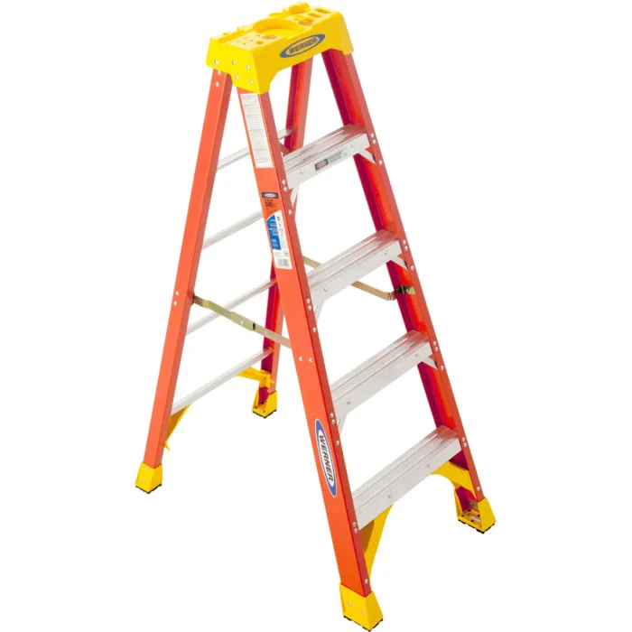 Werner Type IA Fiberglass Step Ladder - 5 ft