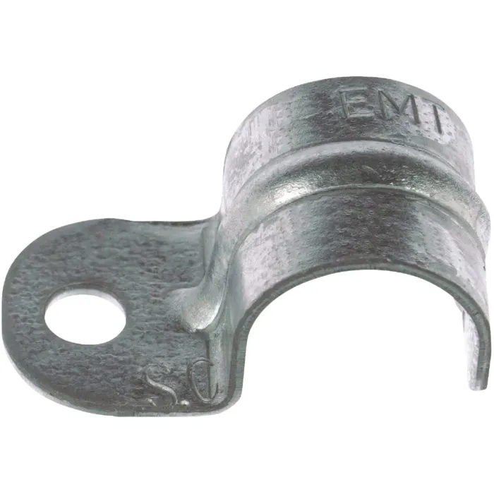Halex 1 In. Click-On EMT 1-Hole Conduit Strap  (4-Pack)