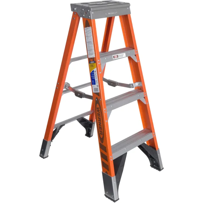 Werner Type IAA Fiberglass Step Ladder - 4 ft