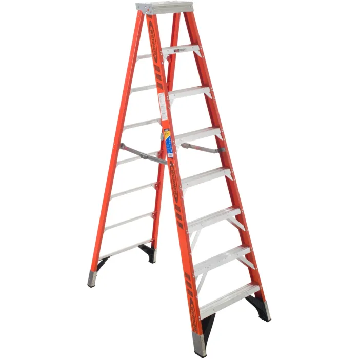 Werner Type IAA Fiberglass Step Ladder - 8 ft