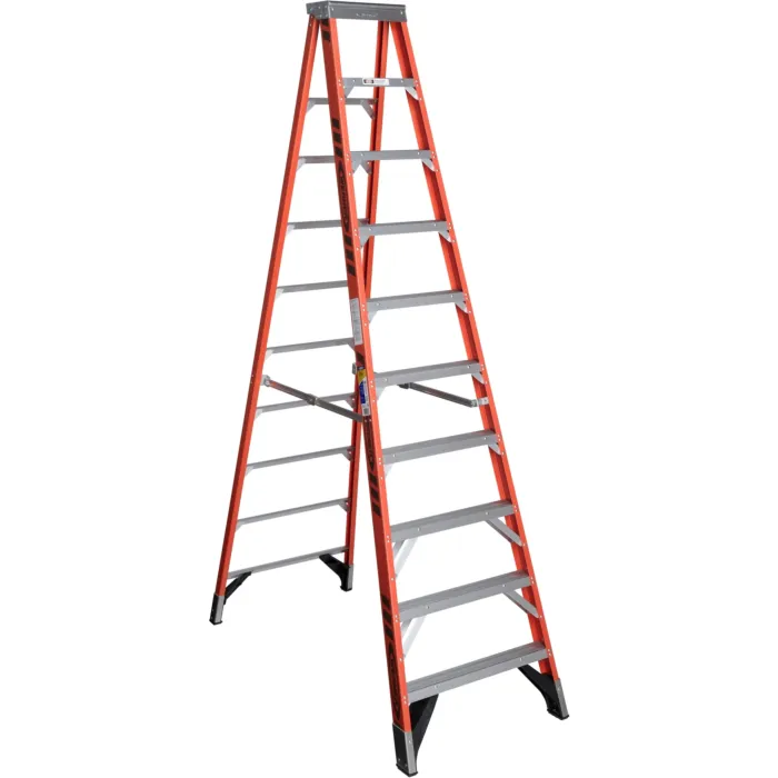 Werner Type IAA Fiberglass Step Ladder - 10 ft
