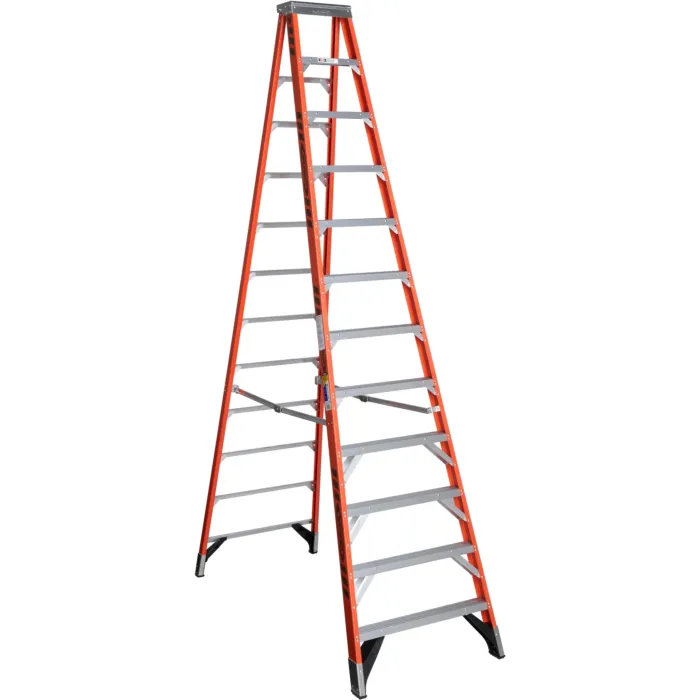 Werner Type IAA Fiberglass Step Ladder - 12 ft