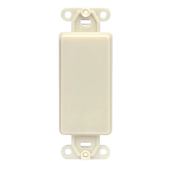 Leviton 1-Gang Decora Blank Insert (Ivory)