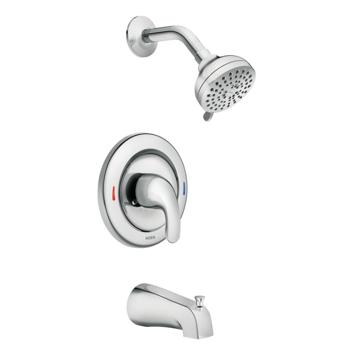 Moen Adler Posi-Temp(r) Tub/Shower Set (Chrome)