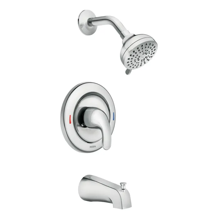 Moen Adler Posi-Temp(r) Tub/Shower Set (Chrome)