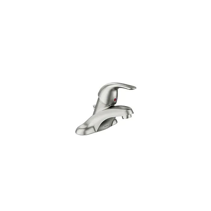Moen WSL84502SRN Spot Resist Brushed Nickel One-Handle Low Arc Bathroom Faucet
