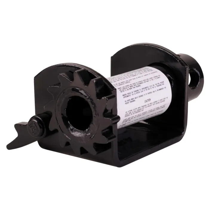 Ancra Cargo Winch, Weld-On, Side Mount, Low Profile 4", Black E-coat