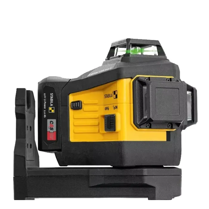 Stabila Green Battery 2 3 Plane x 360 Deg Beam Laser Level Kit