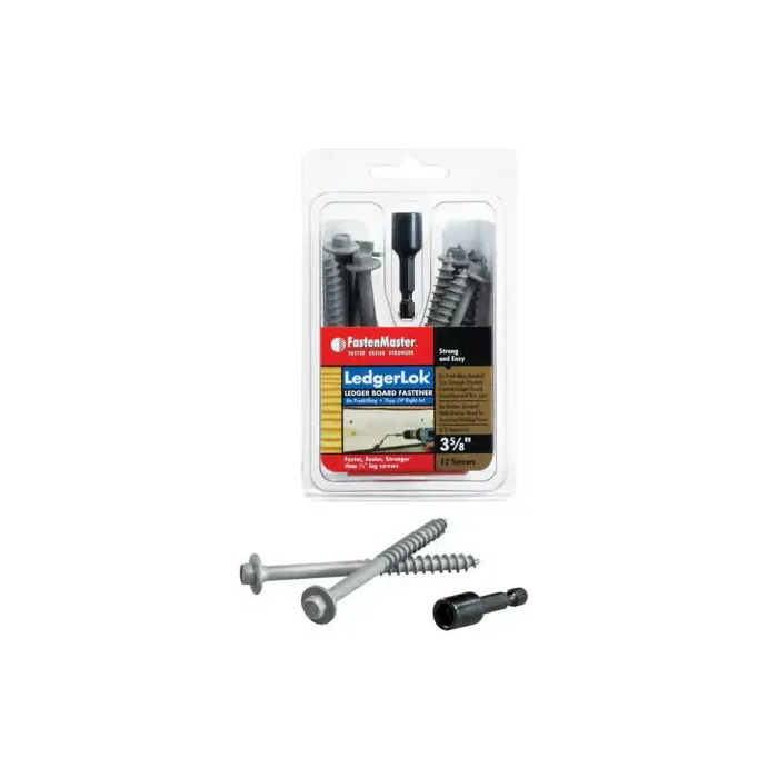 Ledger Board Screw 3 5/8" 12pk