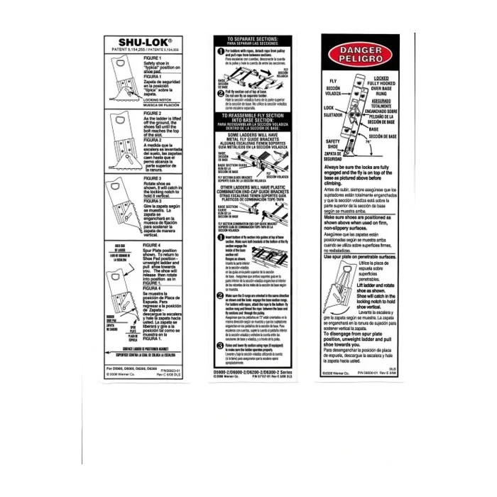 Werner Fiberglass Labels Fiberglass Extension