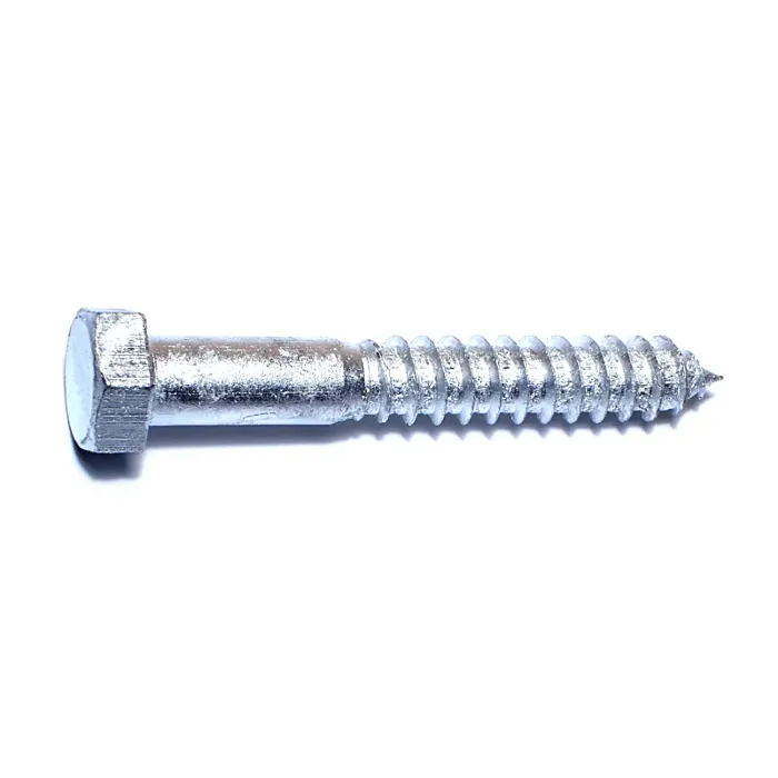 1/2" x 3-1/2" Hex Head, Lag Screw, Galvanized 