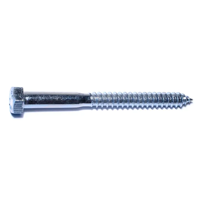 1/2" x 5-1/2" Hex Head, Lag Screw, Zinc 