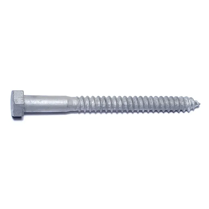 1/2" x 5-1/2" Hex Head, Lag Screw, Galvanized 