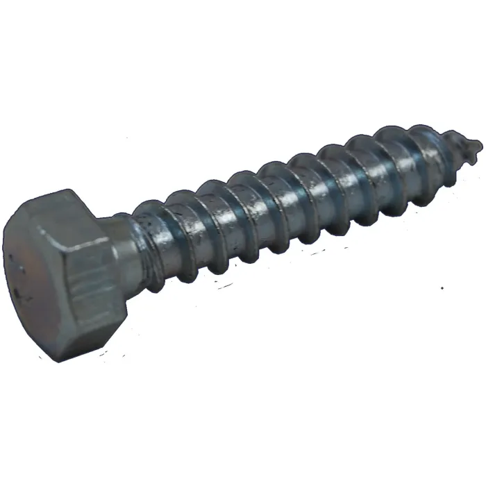 1/4" x 2" Hex Head, Lag Screw, Zinc 