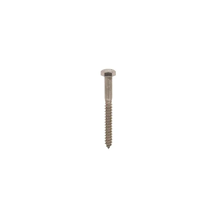 Star Stainless 1/4 in Hex 3 in Stainless Steel Lag Screw