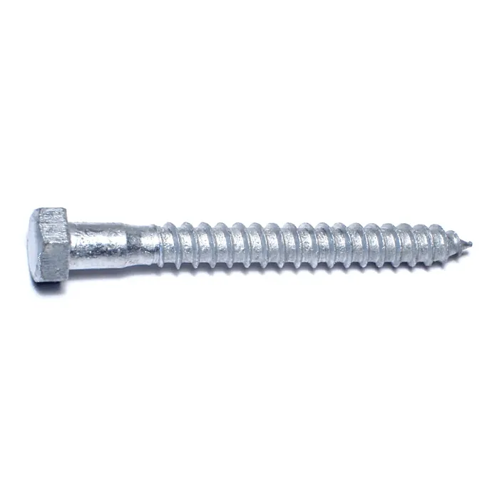3/8" x 3-1/2" Hex Head, Lag Screw, Galvanized 