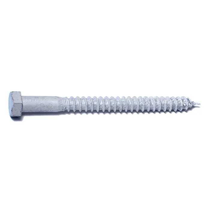 3/8" x 4-1/2" Hex Head, Lag Screw, Galvanized 