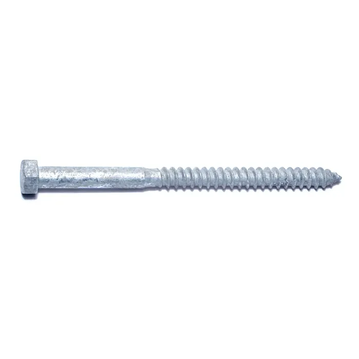 3/8" x 5-1/2" Hex Head, Lag Screw, Galvanized 