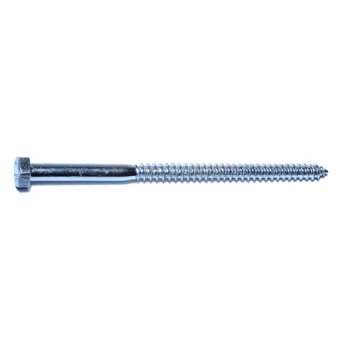 5/16" x 5" Hex Head, Lag Screw, Zinc 