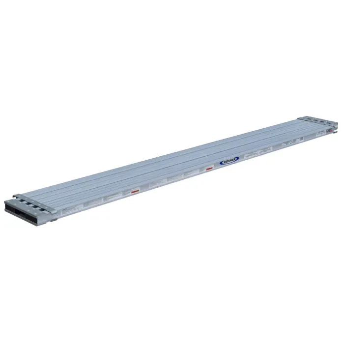 Werner Aluminum Adjustable Extension Plank - 10 ft to 17 ft