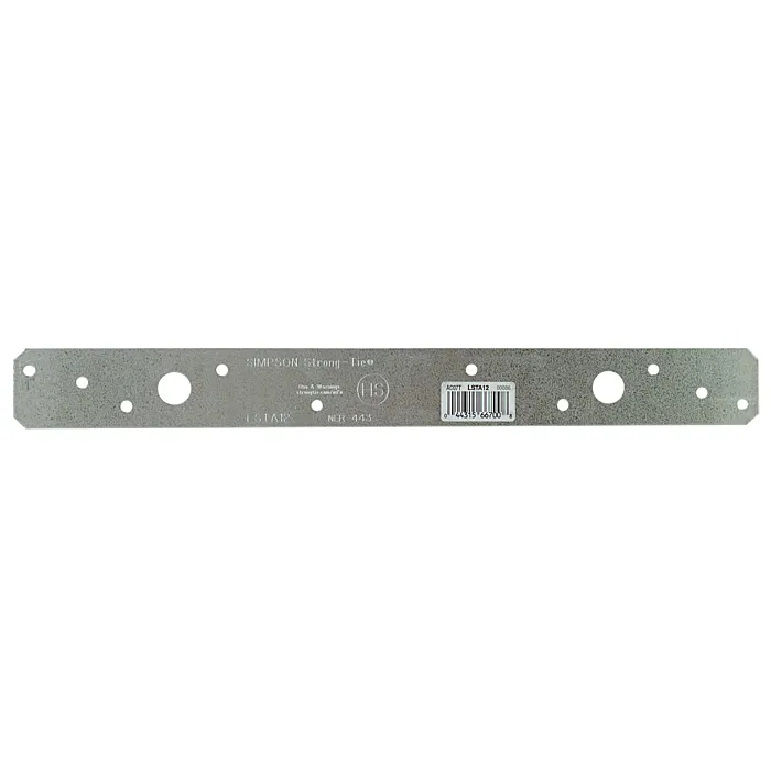 Simpson Strong-Tie LSTA 20 Gauge Galvanized Strap Tie - 1-1/4 in. x 12 in.