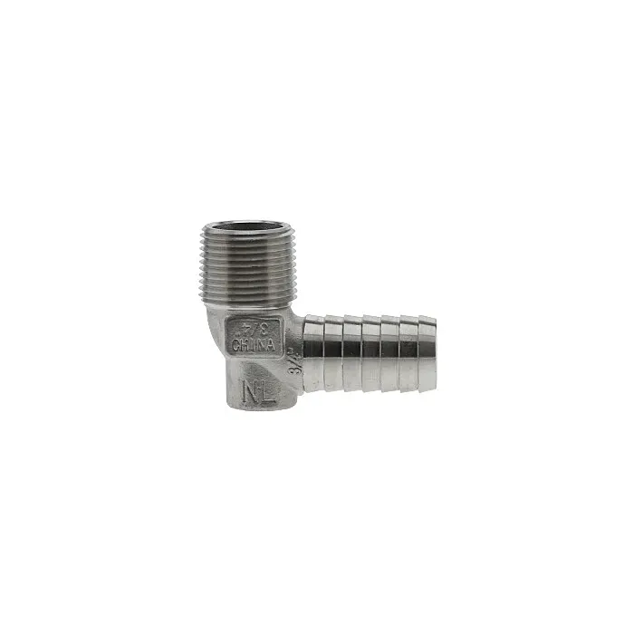 Merrill 90 deg Elbow 1 x 3/4 in Insert x MNPT Hydrant Pipe Elbow