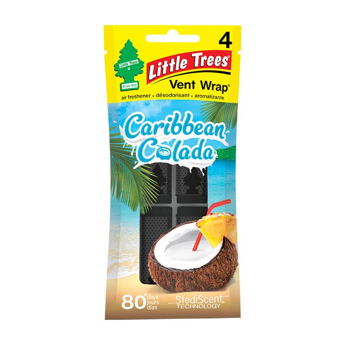 Little Trees Caribbean Colada Air Freshener Vent Wrap