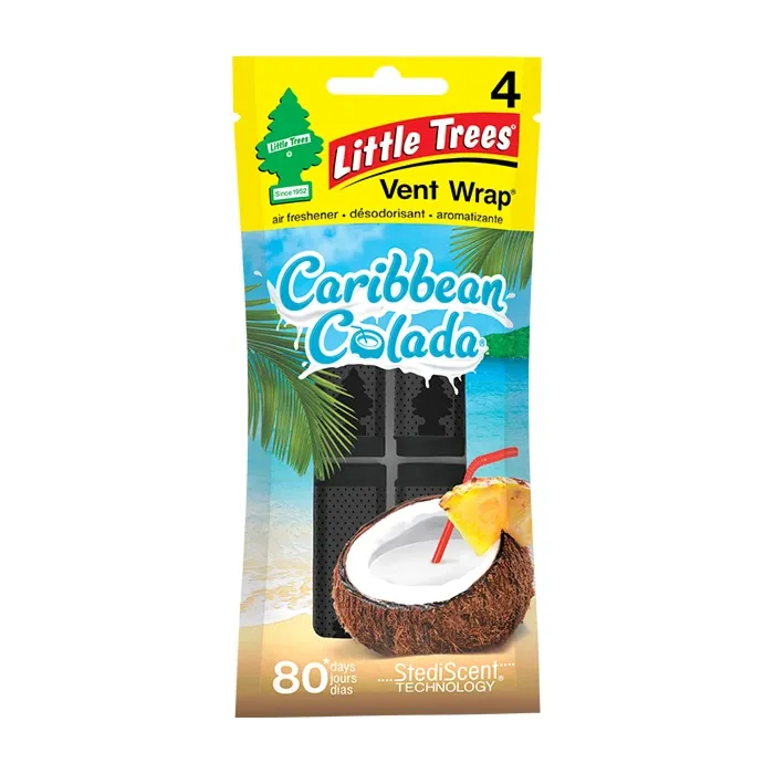 Little Trees Caribbean Colada Air Freshener Vent Wrap