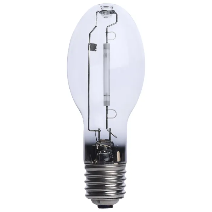 Satco 100 Watt - High Pressure Sodium HID - Mogul base - ET23 1/2 - Clear - 22 CRI - 2100K