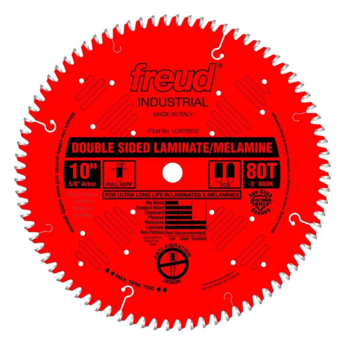 Freud Tools Double-Sided Laminate/Melamine Blade - 10 in.