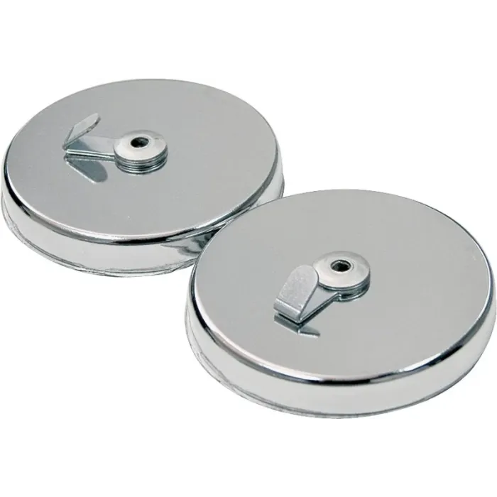 Master Magnetics Chrome Magnetic Double Hook - 35 lb Capacity