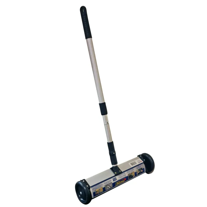 Magnet Source® 1.6 lb 13 in 13 Push-Type Light-Duty Magnetic Mini Sweeper