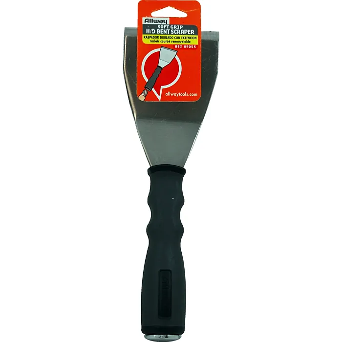 ALLWAY Soft-Grip Bent Heavy Duty Scraper - 3 in.