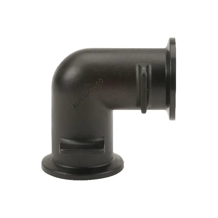 Banjo 2" Standard Port Flange 90deg Elbow, Poly