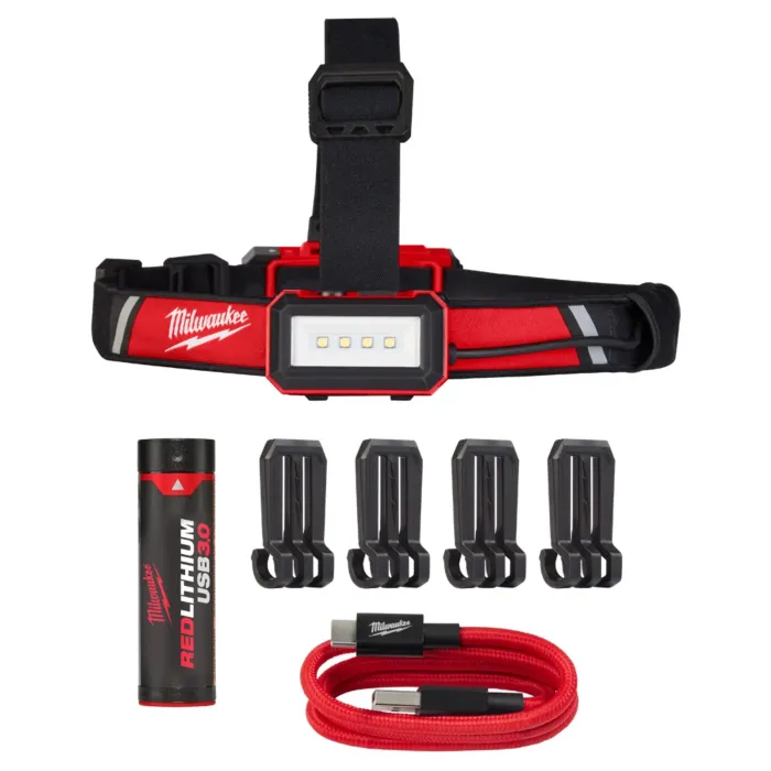 Milwaukee REDLITHIUM™ 600 Lumen Rechargeable Headlamp