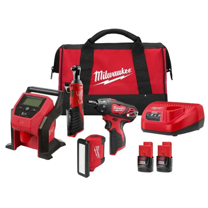 Milwaukee M12 4 Tool Combo Kit