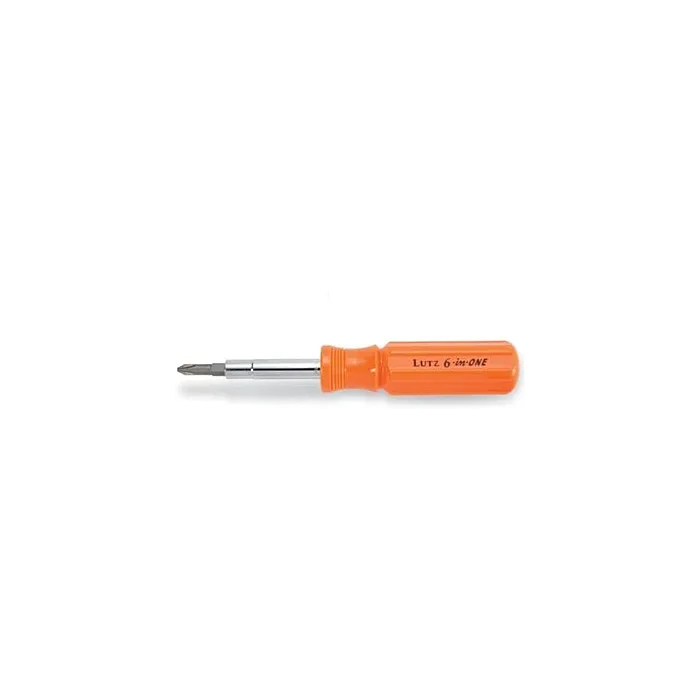 Lutz Orange 6-in-1 Screwdriver