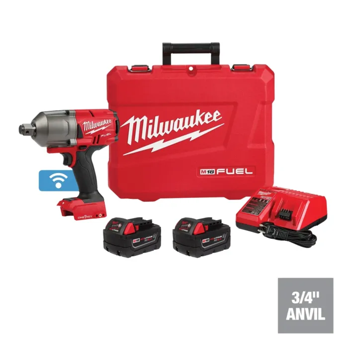 Milwaukee M18 FUEL™ w/ ONE-KEY™ High Torque Impact Wrench 3/4" Friction Ring Kit