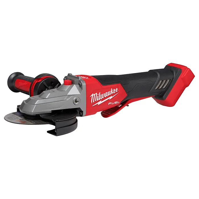 Milwaukee M18 FUEL™ 5" Flathead Braking Grinder, Paddle Switch No-Lock